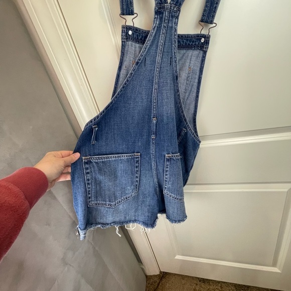 Abercrombie & Fitch Denim Short Overalls S - Picture 10 of 17